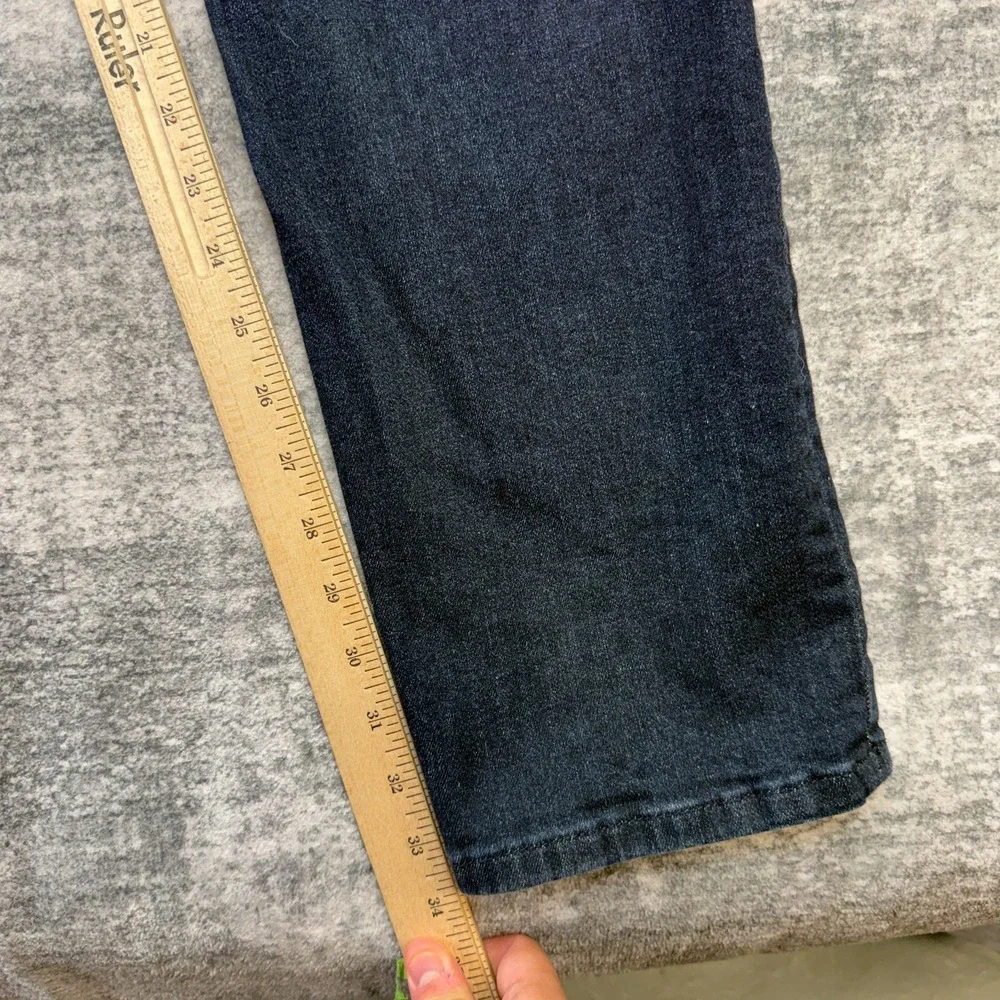 Barbell Apparel Jeans Mens 36x33 Dark Wash Blue Stretch Denim Slim Straight